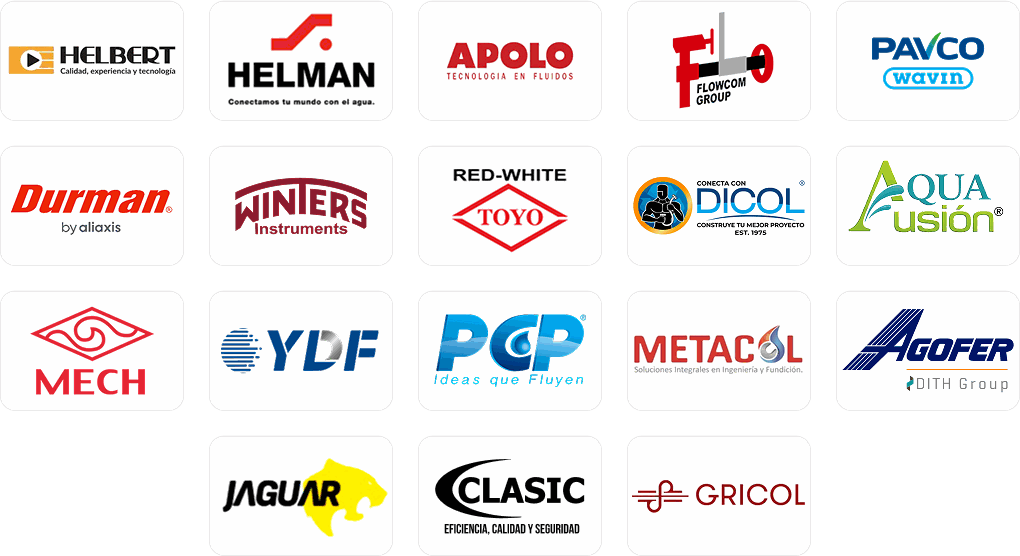 Logos de las marcas líderes del sector